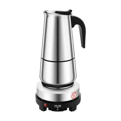 9-Cup Espresso Maker Moka Pot Coffee Infusing w/Electric Stove Stainless 450ml - AliExpress 6