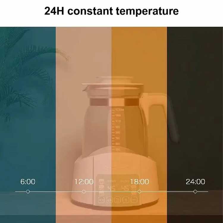 Multifunctional Health Kettle Small Office Home Use Tea Pot Electric Heating Constant Temperature Boiling Water Pot Herbal Tea - AliExpress 15