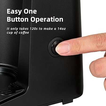 Single Serve K Cup Coffee Maker 2 in 1Machine,6 to 14 0z Brew Sizes,Auto Shut Off& Reusable Filter,Use Coffee Capsule&GroundCoffee&Loose Leaf Tea, Black