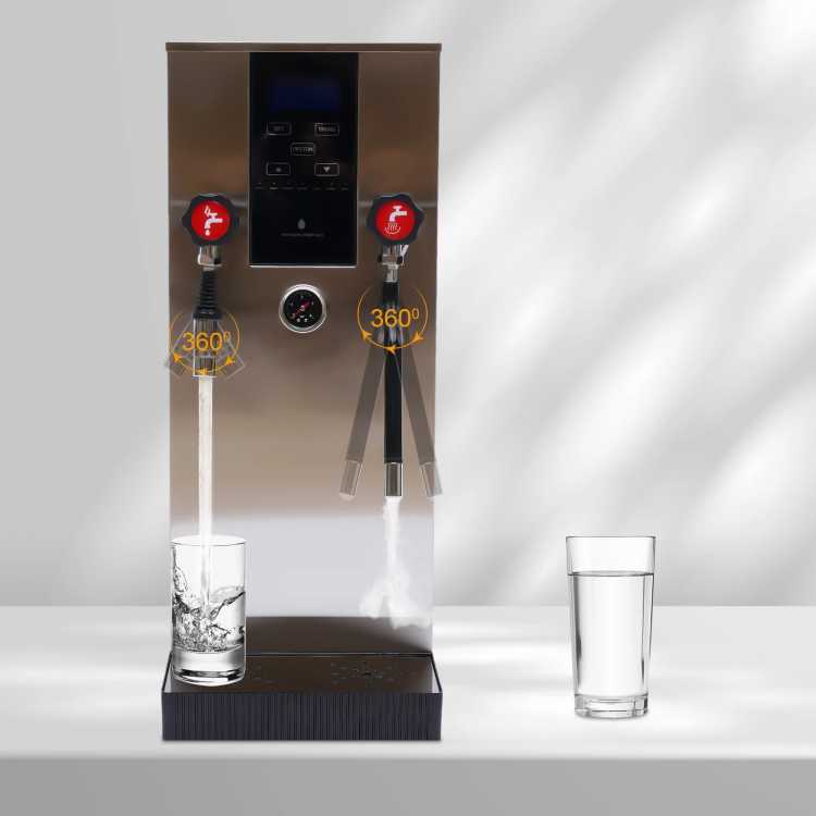 12L 2500W Commercial Stainless Steam Water Boiling Machine Espresso Coffee  Milk - AliExpress 15