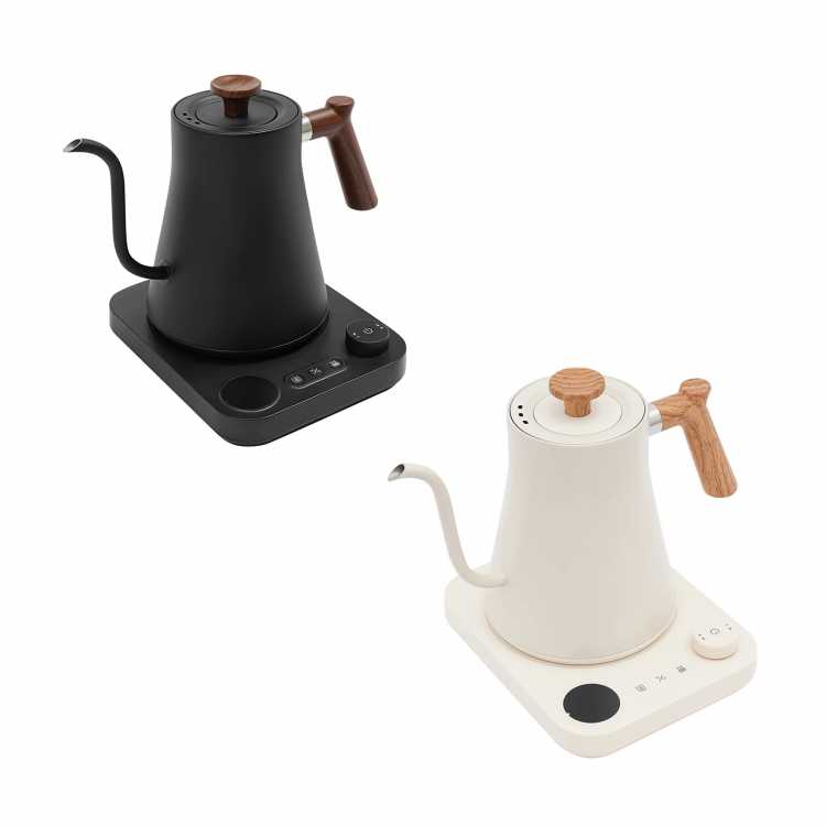 Electric Kettle 0.9L Gooseneck Coffee Pot 1200W Rapid Heating Temperature Control Pot Stainless Steel Liner, Electric Tea Kettle - AliExpress