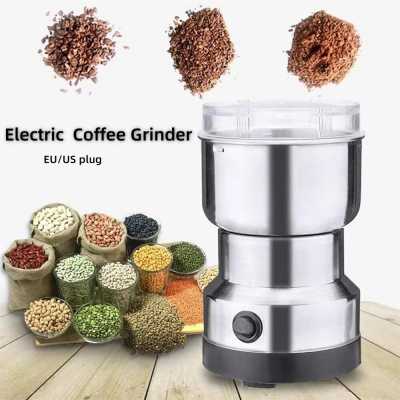Household small bean grinder coffee grinder powder grinder electric grinder ultrafine grain stainless steel portable grinder NEW - AliExpress 6