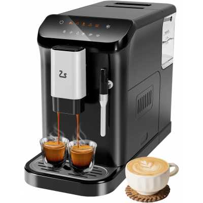 Fully Automatic Espresso Machine with Milk Frother, Professional Espresso Maker with Grinder, One-Touch Operation - AliExpress 6