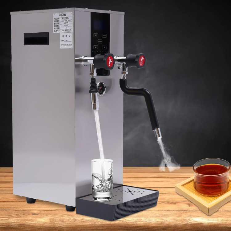 12L 2500W Commercial Stainless Steam Water Boiling Machine Espresso Coffee  Milk - AliExpress 15