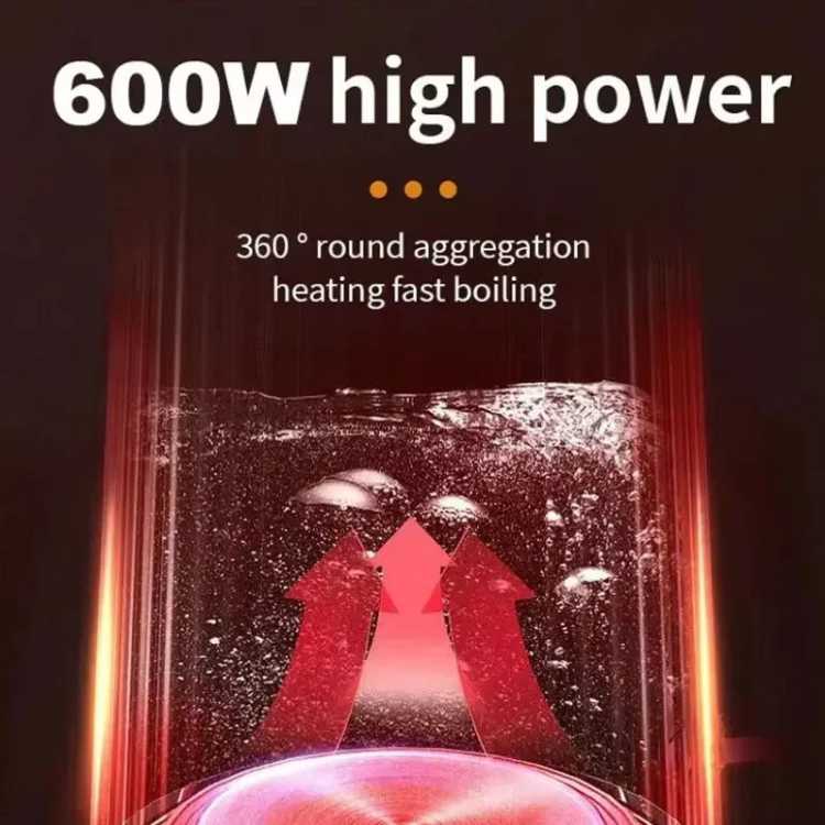 500ML Stainless Steel Portable Water Boiler Pot For Hotel Family Trip Kitchen Smart Kettle Pot Travel Electric Kettle Tea Coffee - AliExpress 15