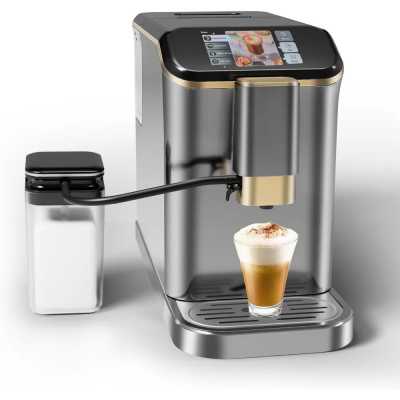Fully Automatic Espresso Machine With Milk Frother, 4-Beverage Cappuccino Coffee Machine With Built-In Grinder and Intuitive Tou - AliExpress 15