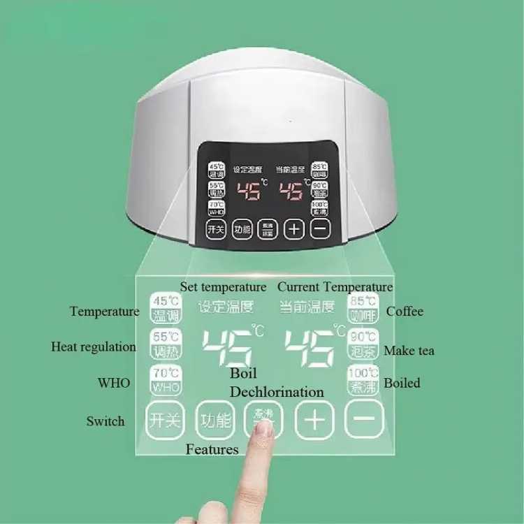 Multifunctional Health Kettle Small Office Home Use Tea Pot Electric Heating Constant Temperature Boiling Water Pot Herbal Tea - AliExpress 15