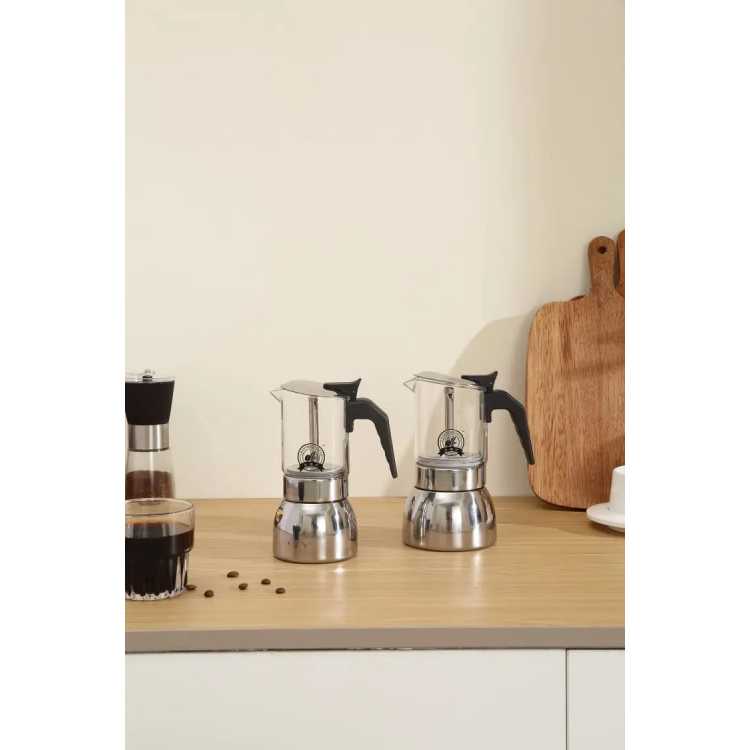 4 Cup Stainless Steel Moka Pot - Stovetop Espresso Maker for Induction Cooktops, Italian Coffee Machine for Home & Camping - AliExpress 15