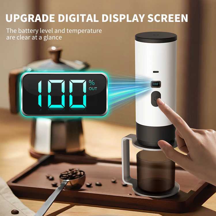 3-in-1 Portable Electric Coffee Maker Capsule Coffee Grinder Travel Coffee Maker with Cordless Heating for Car and Home Camping - AliExpress 6