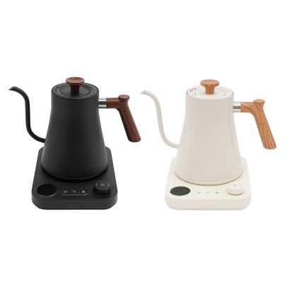 Electric Kettle 0.9L Gooseneck Coffee Pot 1200W Rapid Heating Temperature Control Pot Stainless Steel Liner, Electric Tea Kettle - AliExpress